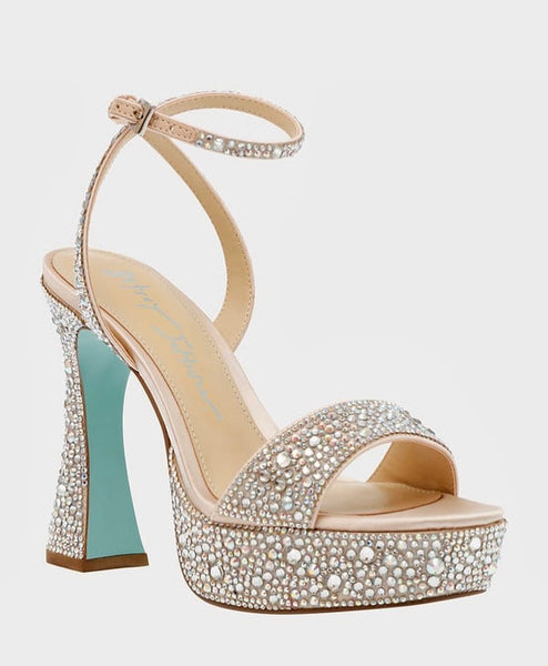 Betsey Johnson Champagne Heels