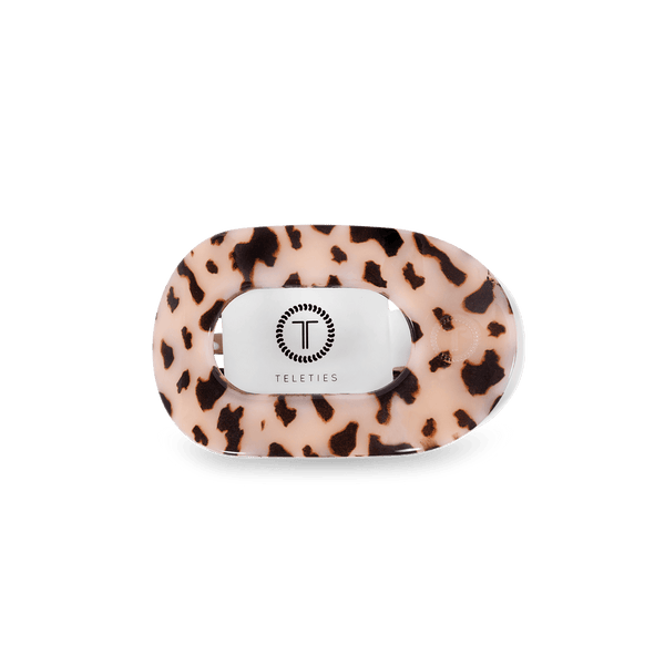Blonde Tortoise Flat Round Hair Clip