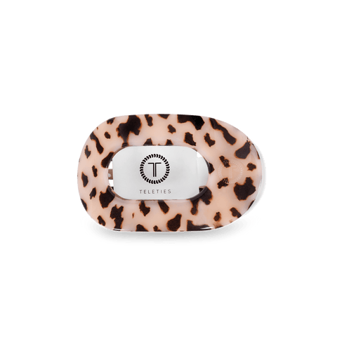 Blonde Tortoise Flat Round Hair Clip