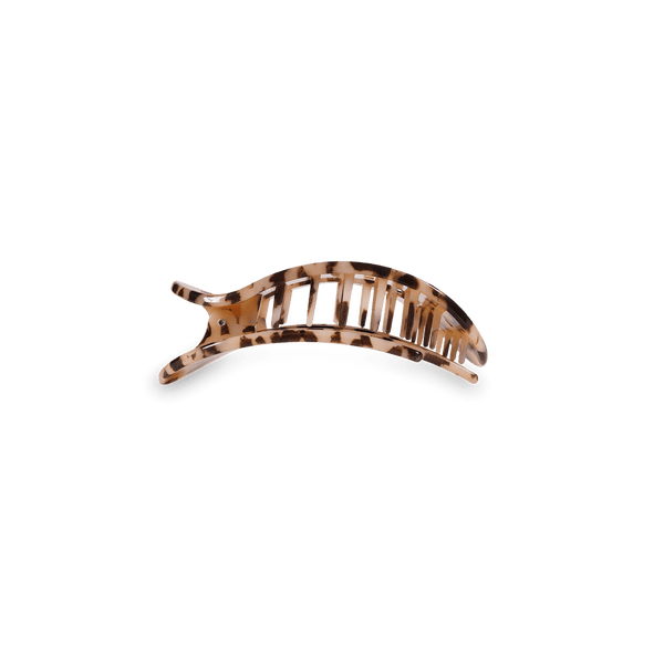 Blonde Tortoise Flat Round Hair Clip
