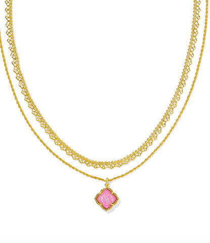 Kendra Scott - Women's Mallory Rose Multi Strand Necklace