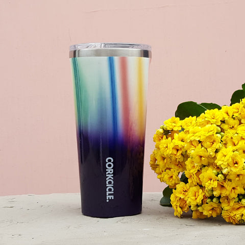 Corkcicle Classic Tumbler in the Aurora colorway.