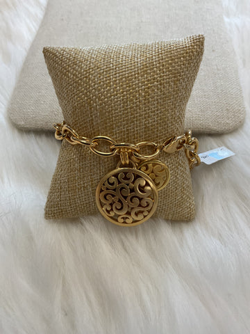 Brighton Contemporary Gold Link Bracelet