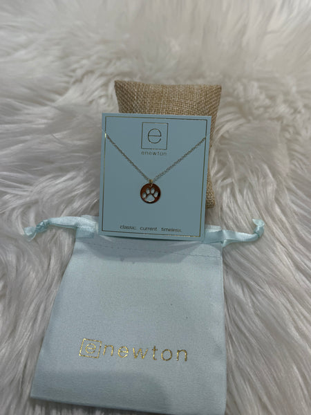 Enewton 16“ Gold Paw Print Necklace