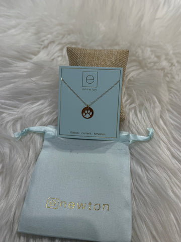 Enewton 16“ Gold Paw Print Necklace