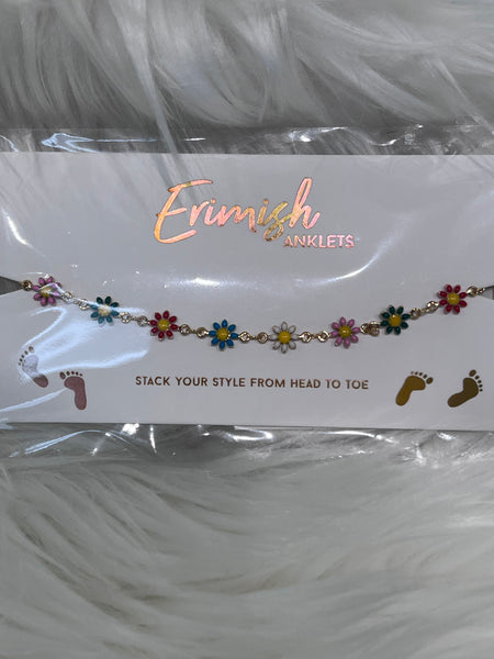 Erimish flower power anklet 🌻