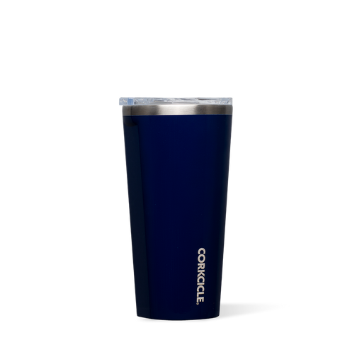 Corkcicle Classic Tumbler in the Gloss Midnight Navy