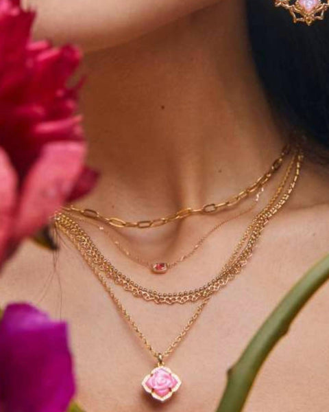 Kendra Scott - Women's Mallory Rose Multi Strand Necklace
