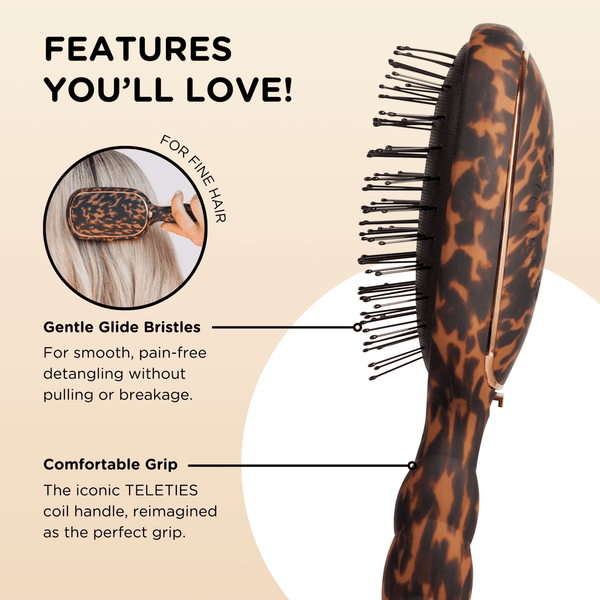 Detangler Hair Brush for Fine Hair - Tortoise
Detangler
Fine