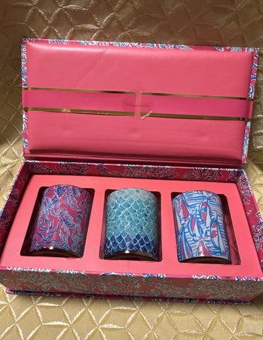 Lilly Pulitzer Votive Candle Set