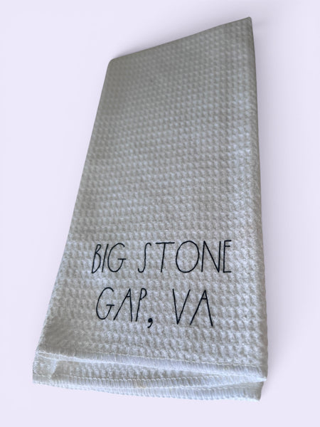 Zip code hand towel