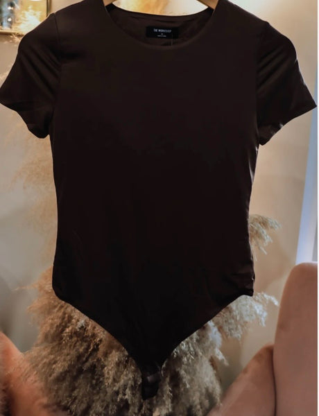 Courtney Essential Bodysuit : black