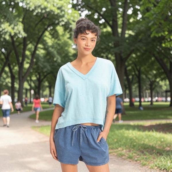 Running on comfort vibes top