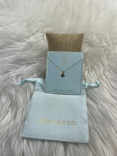 Enewton 16“ Gold Signature Cross Necklace