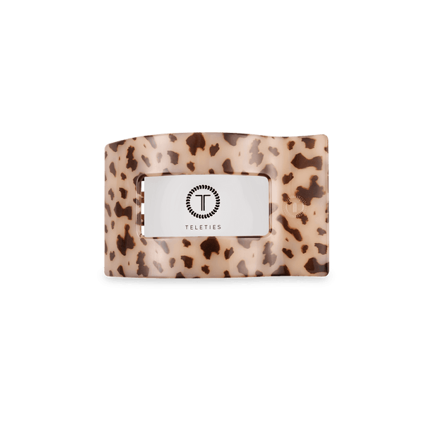 Blonde Tortoise Flat Rectangle Hair Clip