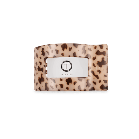 Blonde Tortoise Flat Rectangle Hair Clip