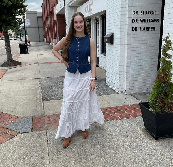 Free-Spirited Tiered Maxi Skirt