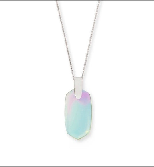 Kendra Scott  Inez Necklace Dichroic Glass