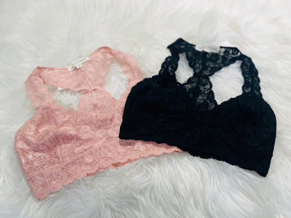 Galloon
Lace Racerback Bralettes