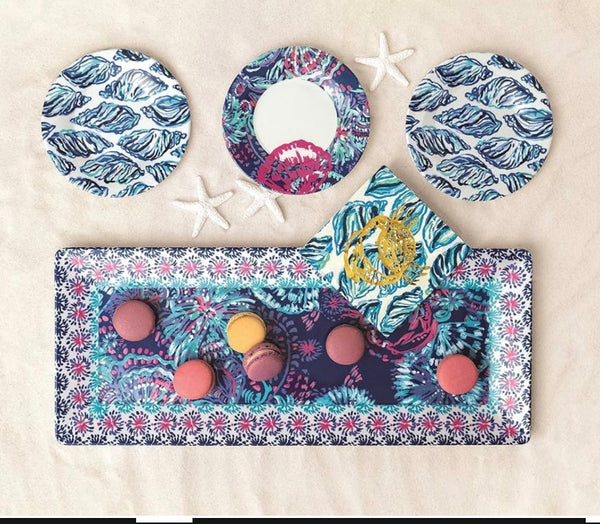 Gypsea Girl Lilly Pulitzer Appetizer/Dessert Plate
