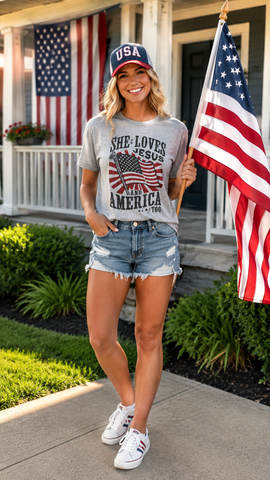 The "Good Girl" Americana Tee 🇺🇸✨