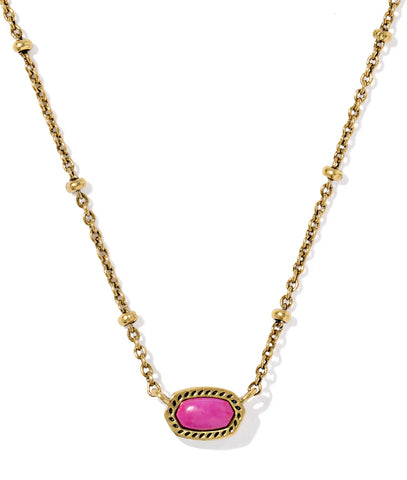 Kendra Scott Mini Elisa Gold Satellite Short Pendant Necklace