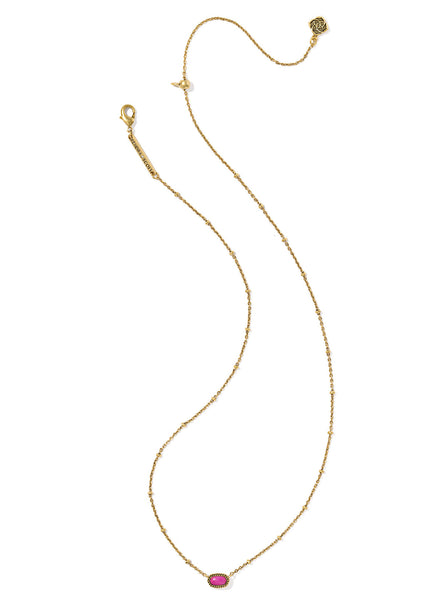 Kendra Scott Mini Elisa Gold Satellite Short Pendant Necklace