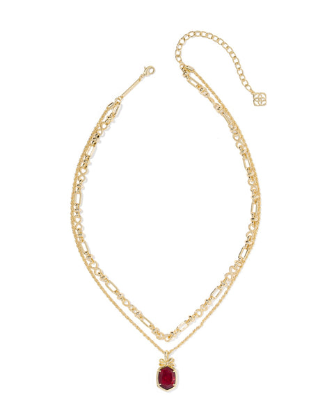 Daphne Bow Multi Strand Necklace
