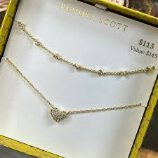 This Kendra Scott Ari and Haven Gold Heart Necklace Gift