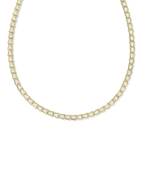 Bella Gold Tennis Necklace
