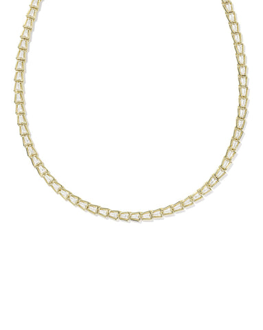 Bella Gold Tennis Necklace