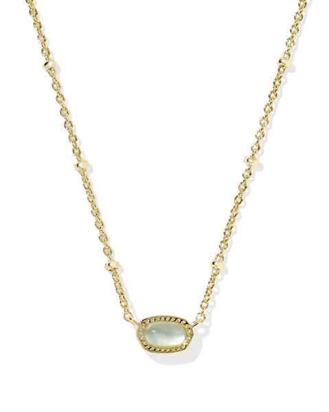 Kendra Scott Mini Elisa Gold Satellite Short Pendant Necklace
