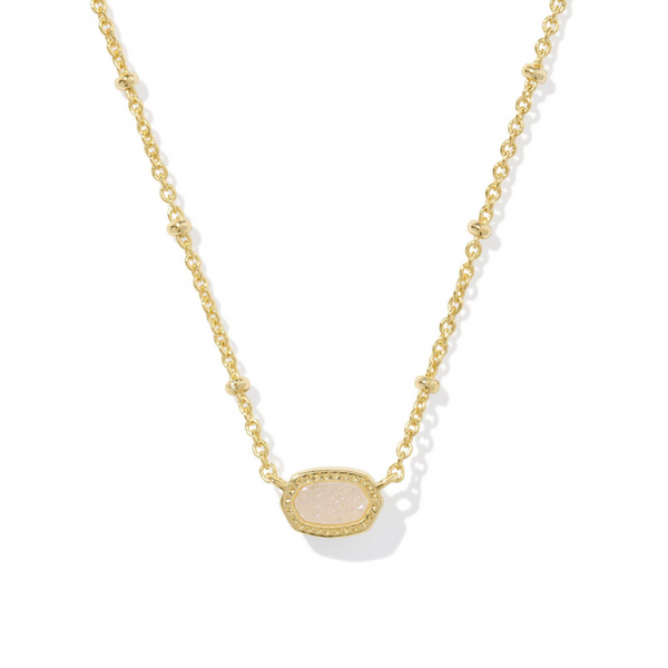 Kendra Scott Mini Elisa Gold Satellite Short Pendant Necklace