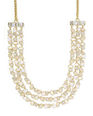 Isabelle Gold Statement Necklace