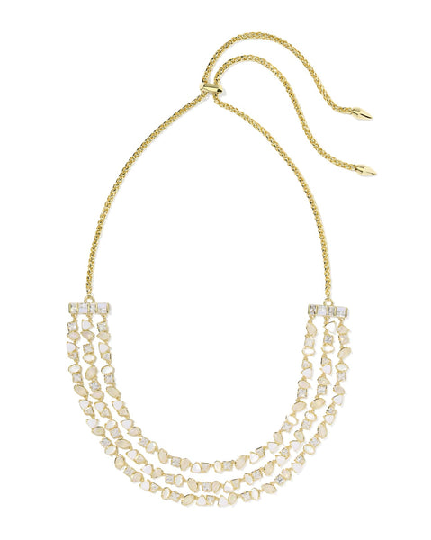Isabelle Gold Statement Necklace