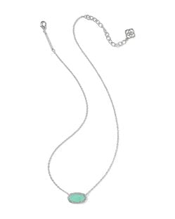 Elisa Silver Pendant Necklace

Mint Iridescent Abalone