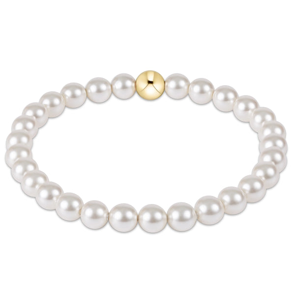 classic pearl 6mm bracelet(6.25)
