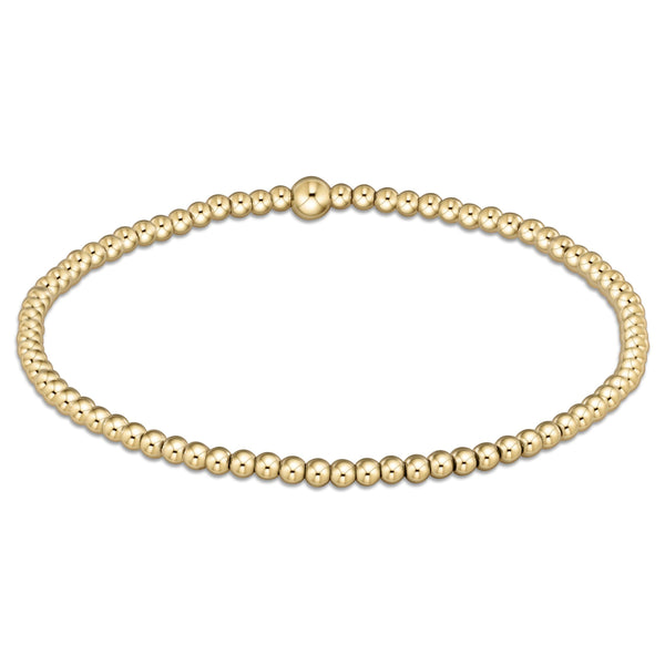 classic gold 2.5mm bracelet(6.25)