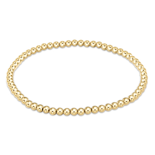 classic gold 3mm bracelet(6.25)