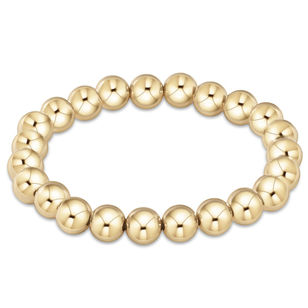 classic gold 8mm bracelet(6.25)