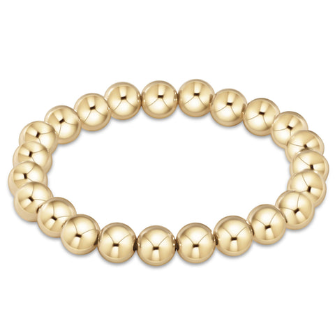 classic gold 8mm bracelet(6.25)