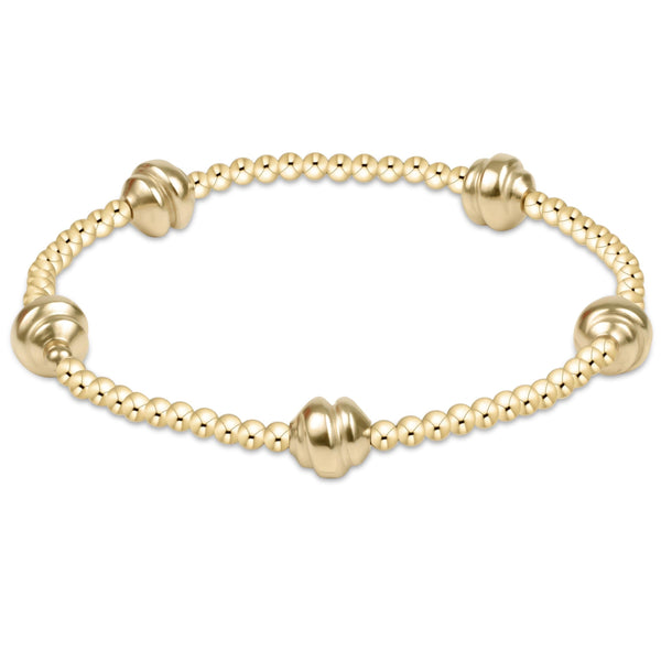 admire small gold 2.5mm gold bracelet(6.25)