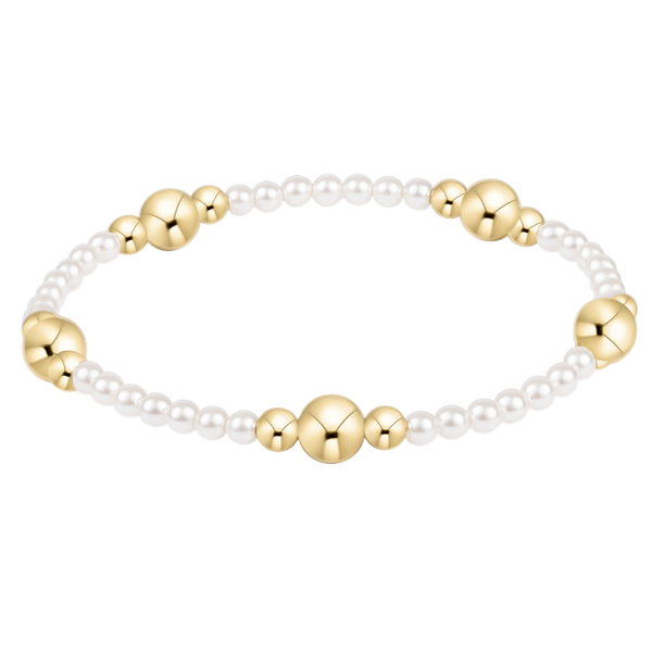 purpose gold 6mm pearl bracelet(6.25)
