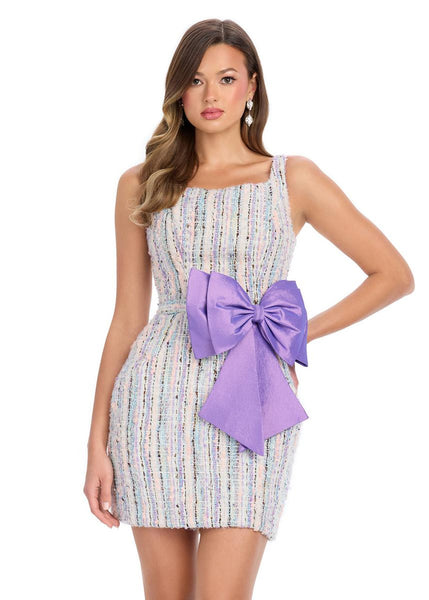 ASHLEYLAUREN 4799 purple/multi size 4