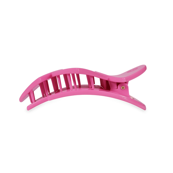 Pink Heart to Heart Medium Flat Hair Clip