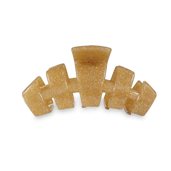 TELETIES - GOLD GLITTER HAIR CLIP TINY