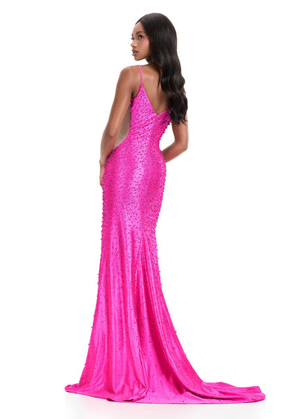 Ashley Lauren 12155 Gold 10 Fuchsia 14