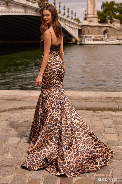 Sherri Hill Cheetah 57767 size 0