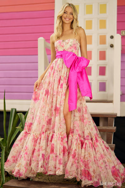 Sherri Hill 56110 pink/yellow 4