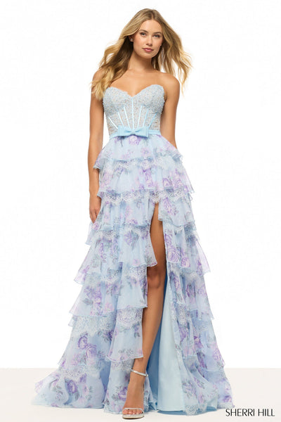 Sherri Hill 57908light blue/mult 6